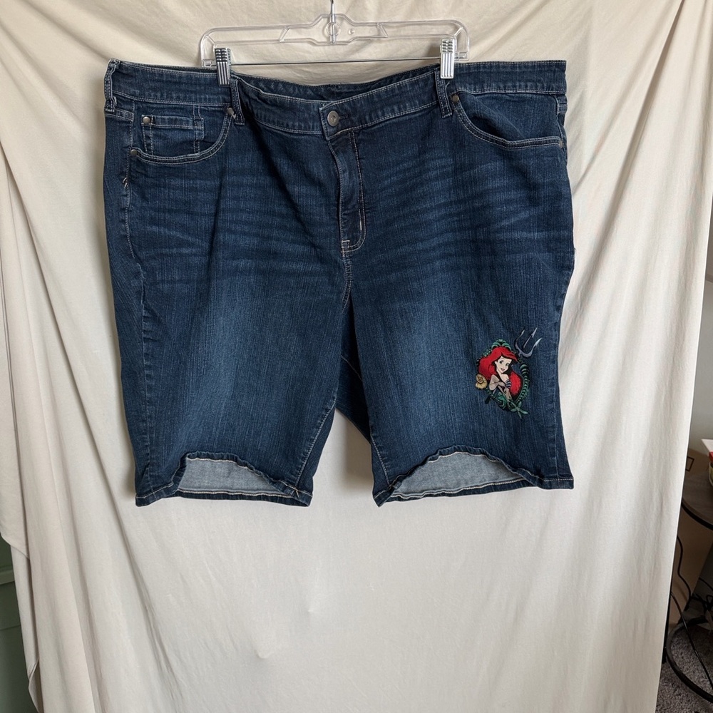 Disney Princess Dark Blue Denim Shorts